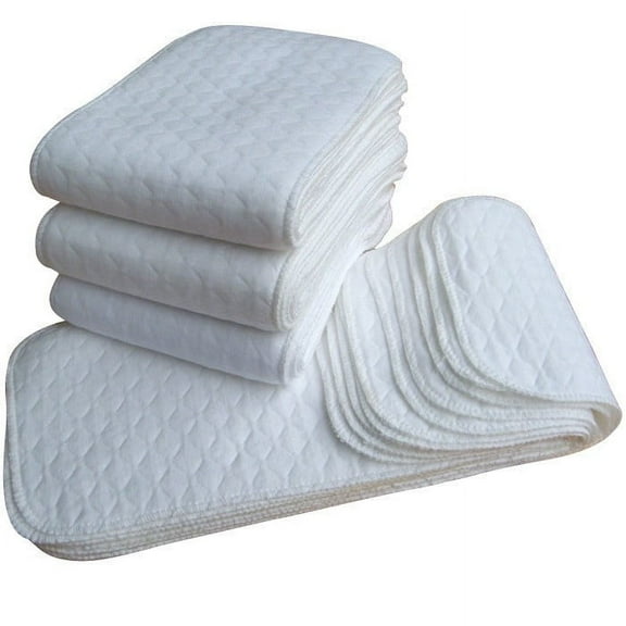 TanSiDing Washable Cloth Diaper Reusable Nappy Absorbent Breathable Leakproof Eco-Friendly Diapering Soft Cotton Inner Gentle Sensitive Skin Adjustable Snap Fastening