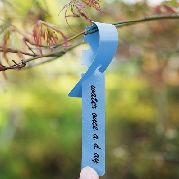 TanSiDing Waterproof Plant Labels with Sleeve Loop, Adjustable Garden Markers for Plant Identification, PVC Reusable Tags for Outdoor Potted Plants Nursery Greenhouse