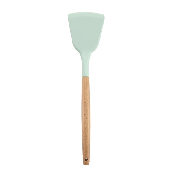 TanSiDing Wooden Kitchen Utensil Set Non-Stick Safe Cooking Tools with Steel Core Heat Resistant Dishwasher Safe Spatula Turner Spoon for Kitchen Cookware