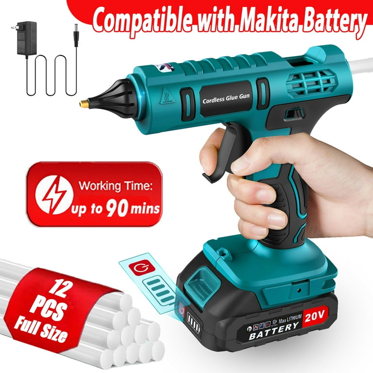 Cordless Hot Glue Gun Kit for Makita 18V/20V Battery(Battery Not Included)  