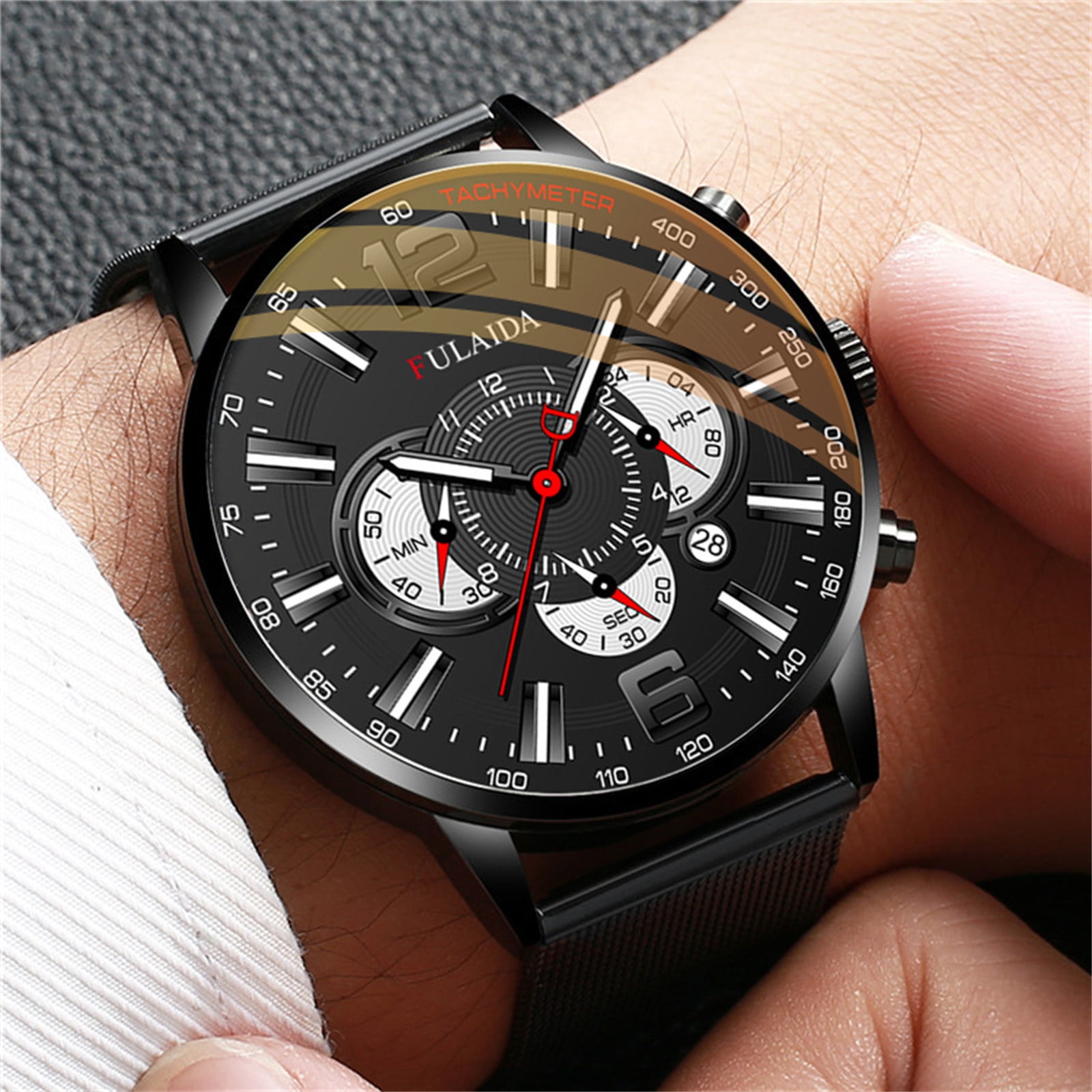 Tancheng Womens Automatic Watch Watch for Visually Impai Men's Dive