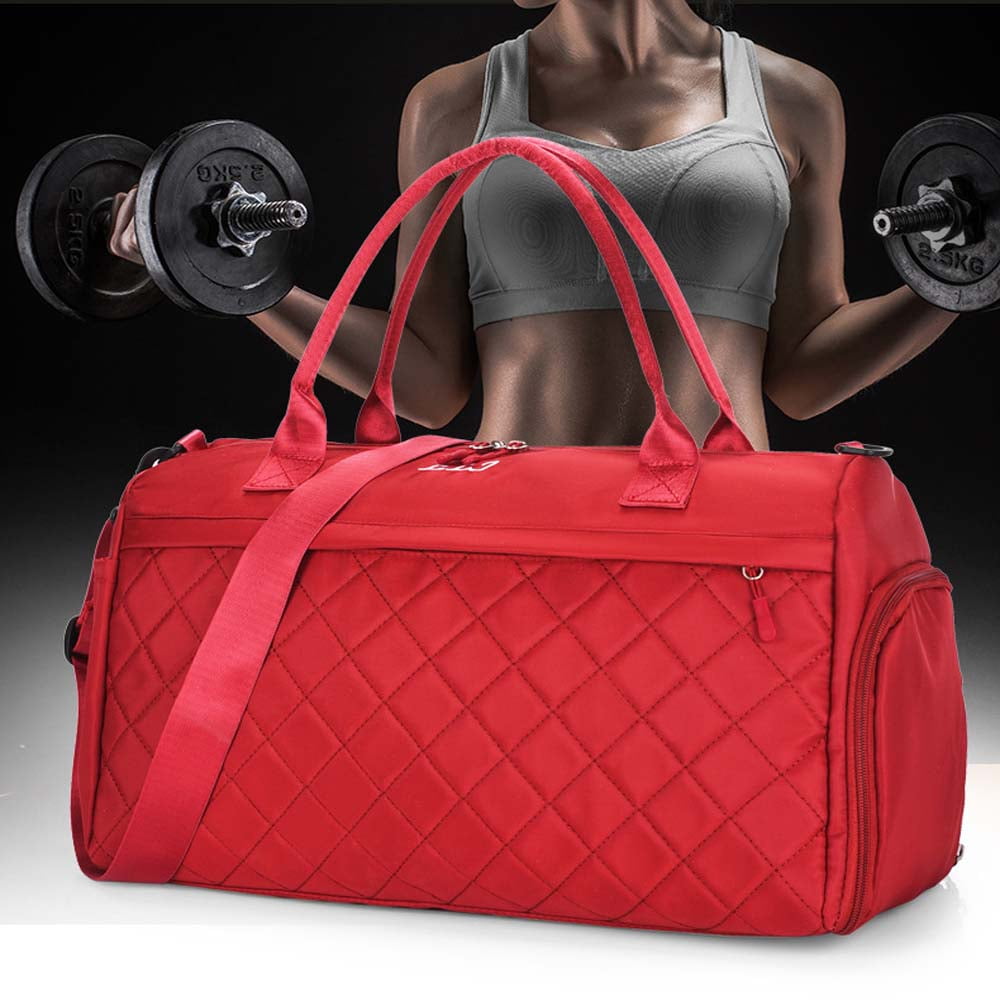 Tancuzo Gym Duffel Bag for Women Sport Duffle Workout Bags with Shoe
