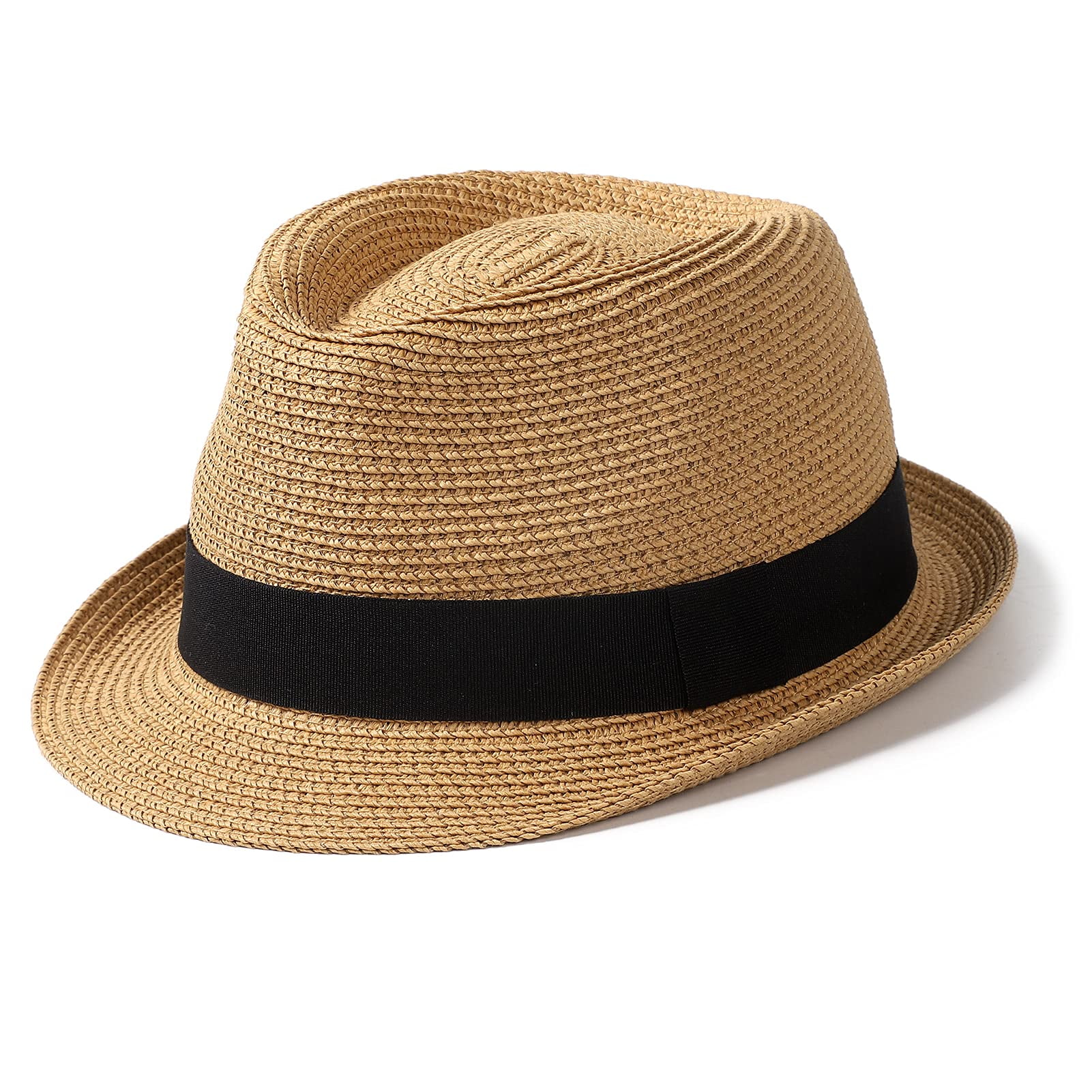 Womens straw best sale trilby