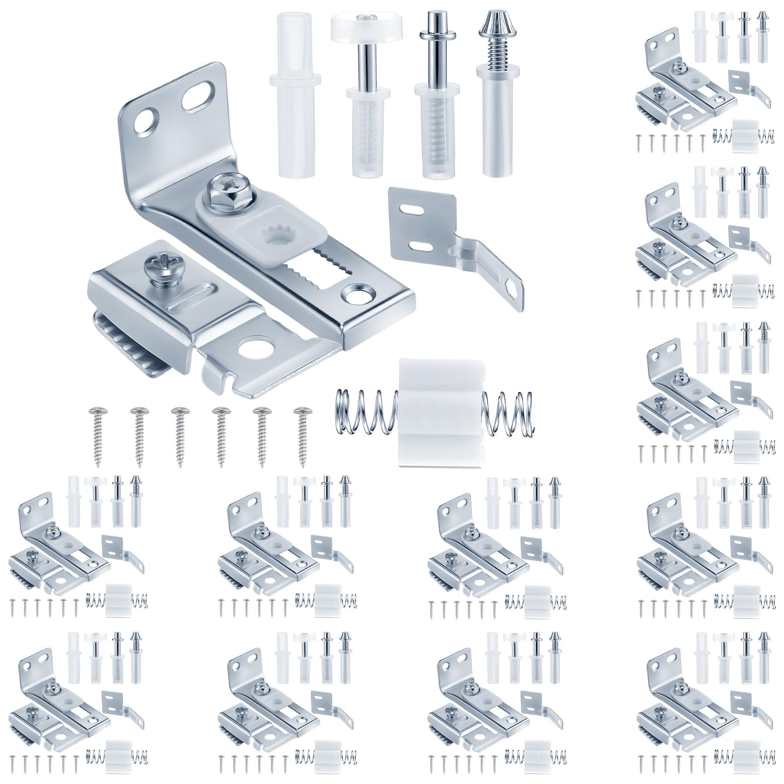 24-Pack Galvanized Steel T Clamps For Pipe & Fence – Heavy Duty Rail Clamps With Bolts & Nuts