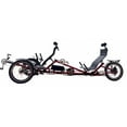 Tandem Electric Recumbent Tadpole Trike 3 Wheels Layback Bike