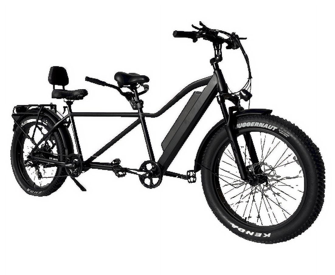 Mobility4less 26" Electric Fat Tire Tandem Bicycle, 750W