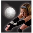 thumbnail image 1 of Tandem Sport Adjustable Athletic Arm Sleeves, Nylon Black and White, S-M, 2 Count, 1 of 2