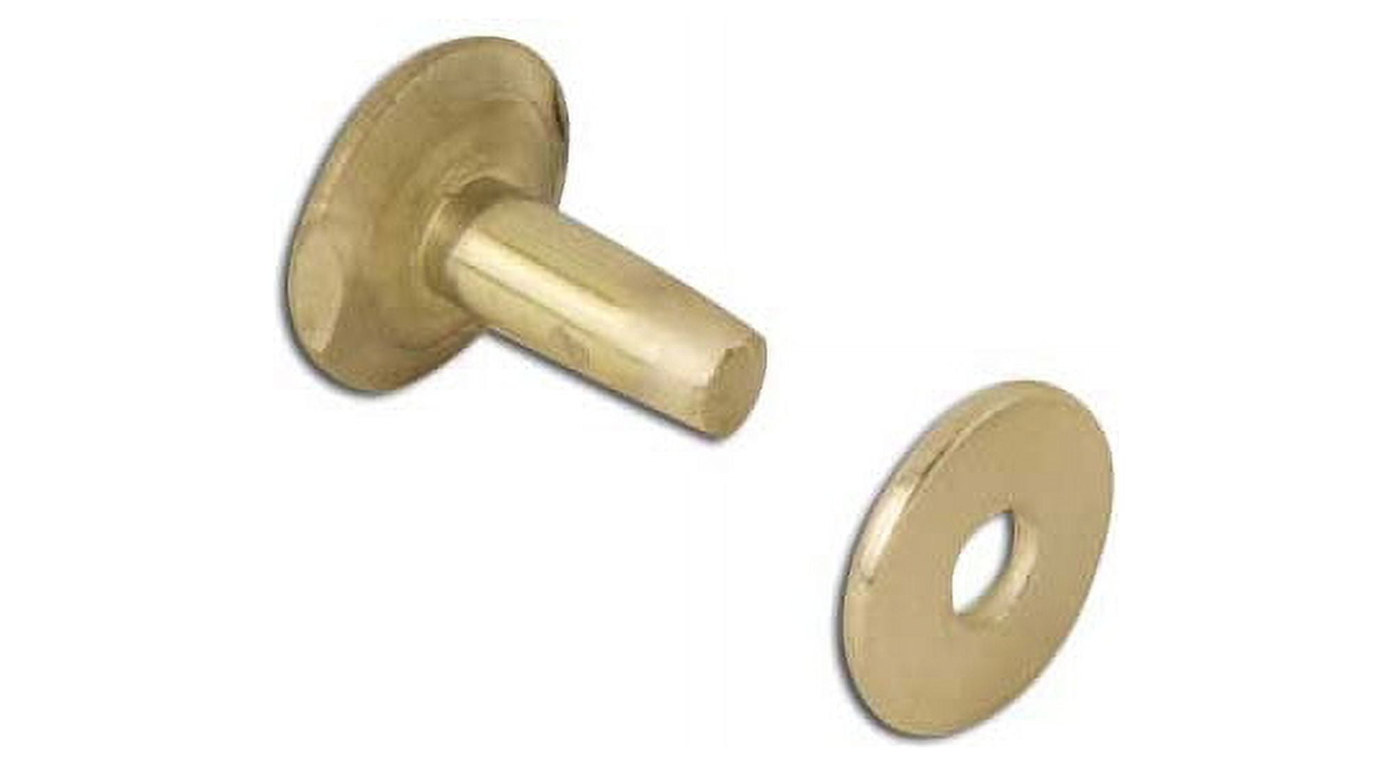 Tandy Leather #9 Brass Rivets & Burrs 1/2" (13 mm) 50/pk 11280-20