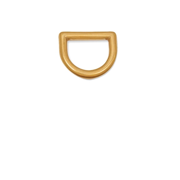 Tandy Leather Cast D-Ring 3/4" (19.0 mm) Solid Brass 1129-01