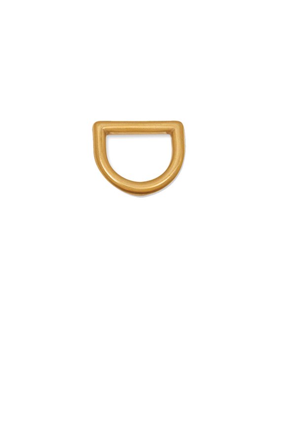 Cast D-Ring 3/4" (19.0 mm) Solid Brass 1129-01