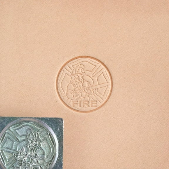 Tandy Leather Craftool 3-D Fire Fighters Stamp 8462-00