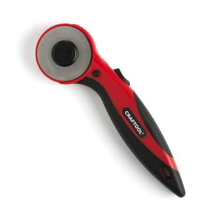 Tandy Leather Craftool Easy-Grip Rotary Cutter for Paper, Leather and Fabric 3042-01