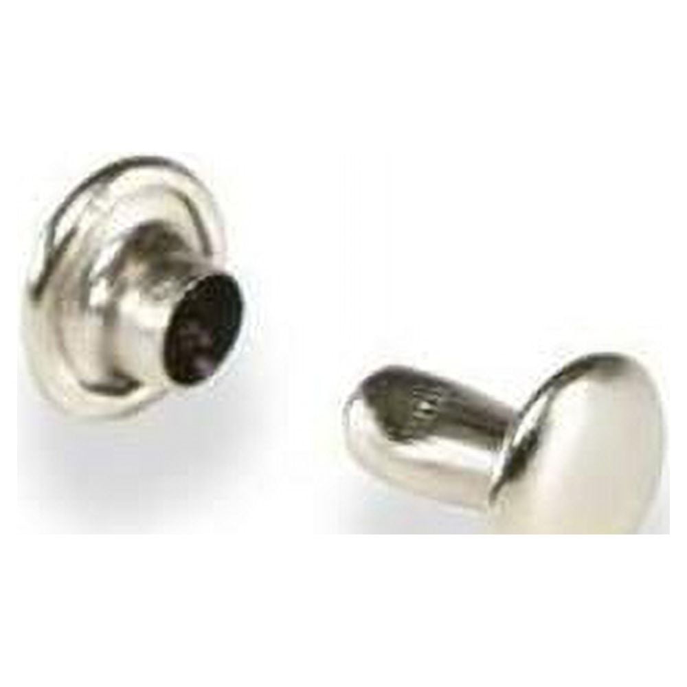 Tandy Leather Double Cap Rivets Large Nickel 100 Pk 1375-12