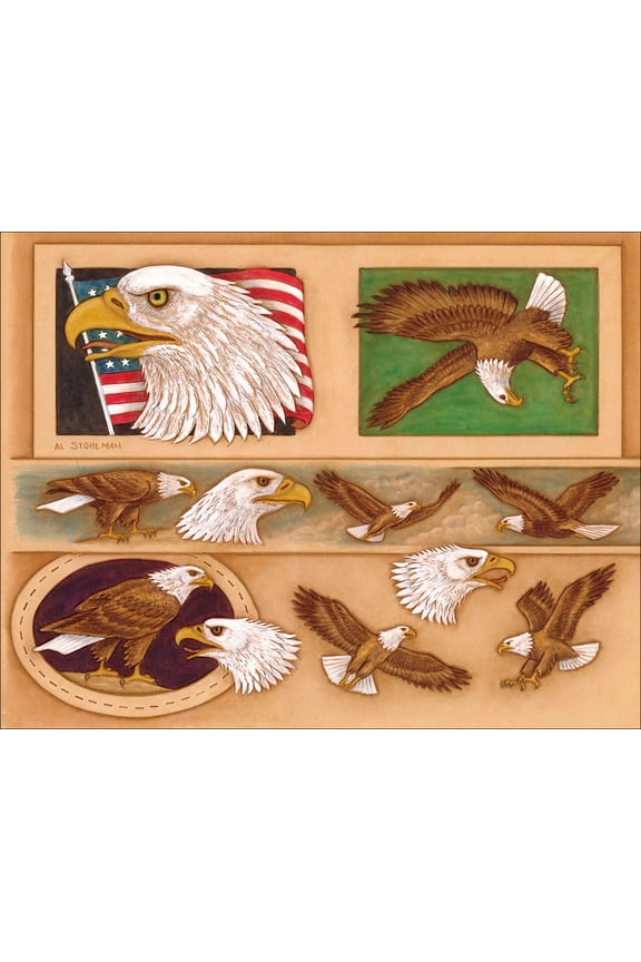 Eagle Billfold. Belt & Buckle Craftaid 76536-00