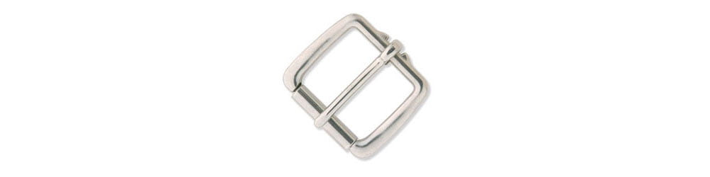 Tandy Leather Heavy Duty Roller Buckle 1-3/4" (44 mm) Stainless Steel 1526-00