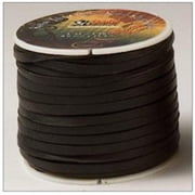 Tandy Leather Kodiak Lace 5/32 x 50 ft 4 mm x 15.2 m Black 5075-01