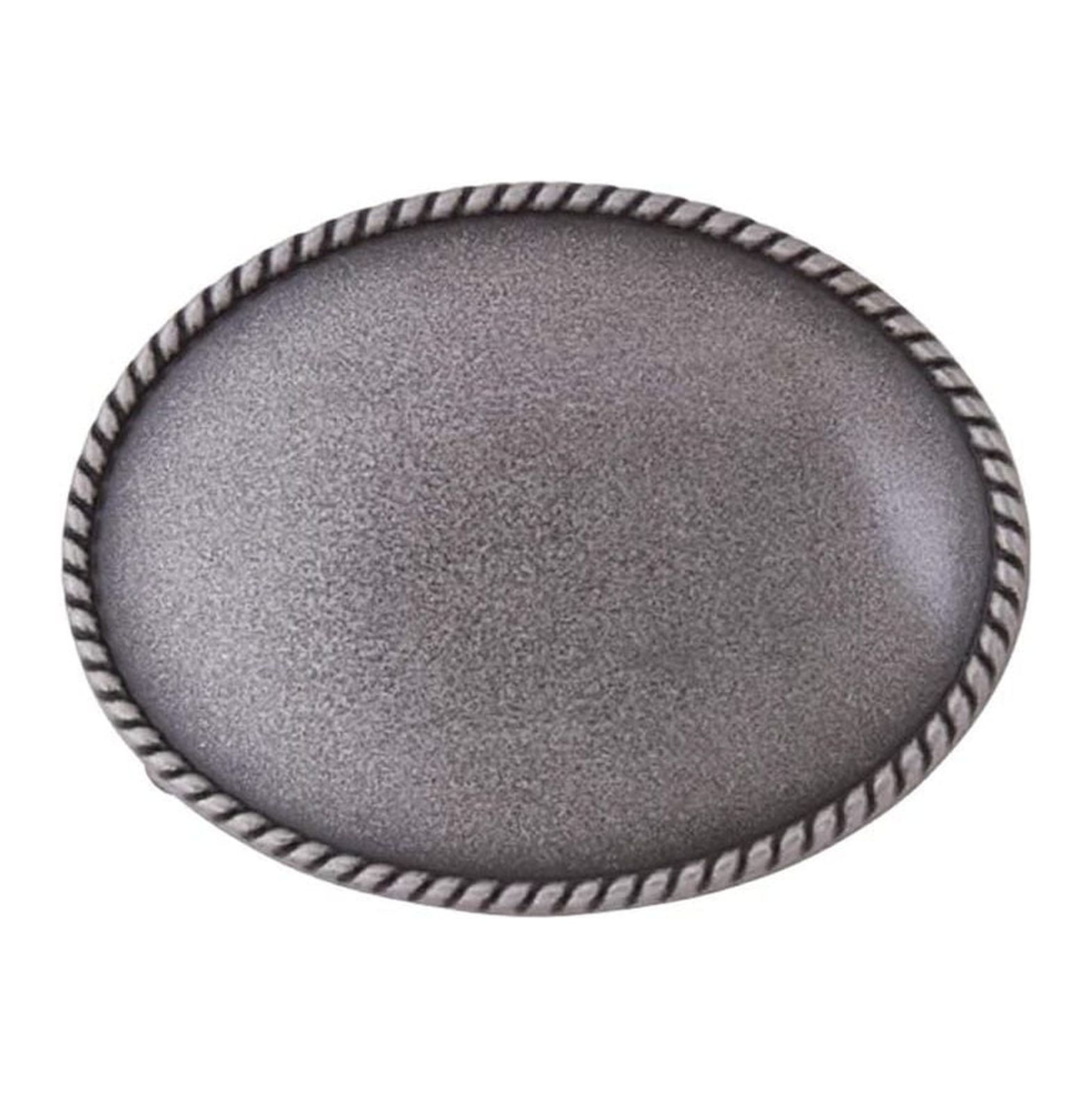 Tandy Leather Oval Rope Edge Belt Buckle Blank 1764-00 - Walmart.com