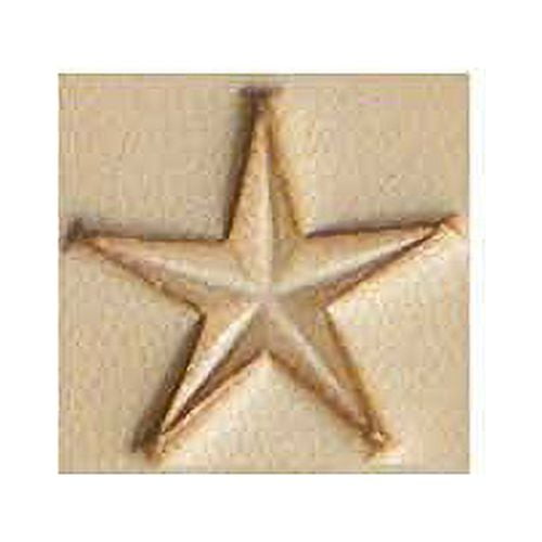 Tandy Leather Z785 Metal Craftool Outlined Star Stamp 6785-00 1 Each