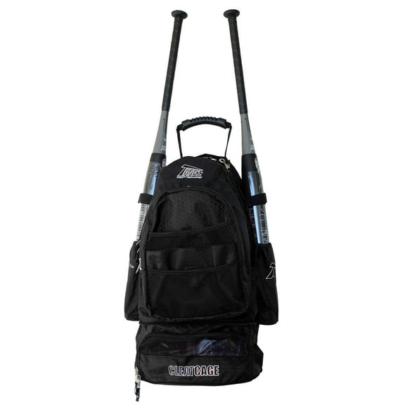 Tanel 360 Bat Pack Baseball/Softball Backpack Bag - Black