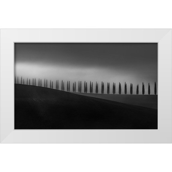 Tanev, Todor 14x10 White Modern Wood Framed Museum Art Print Titled - Tuscany