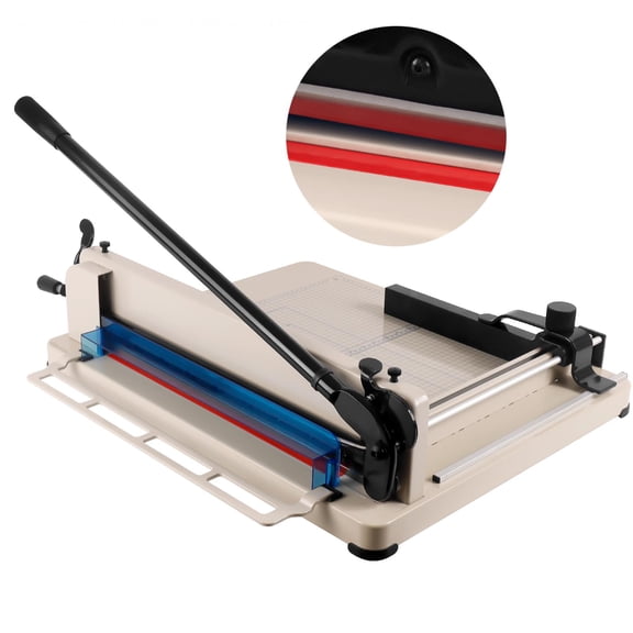 Tanfengu,26 × 21.2 × 24.6in A3 Heavy-Duty Paper Cutter, High Speed Steel Sharp Blade Paper Trimmer w/ Security Lock for Office, Home, Bookbinding