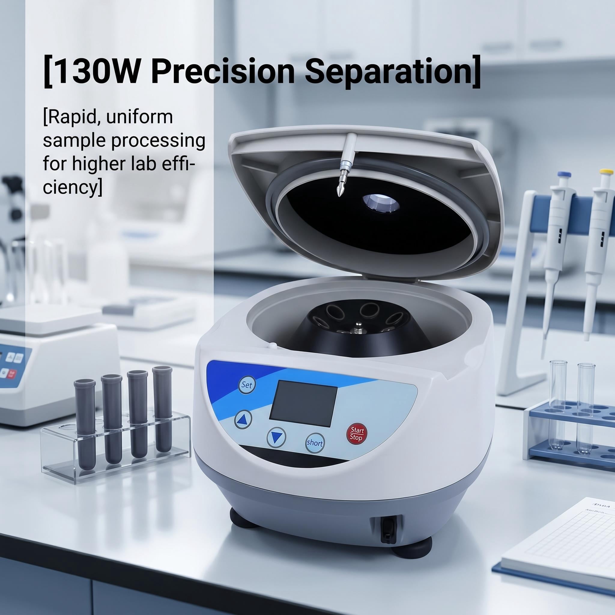 Tanfengu 6-tube 6x15ml PRP Centrifuge, 110v Low Noise Clinical Centrifugal Machine, 5000rpm 3074xg Compact Plasma Separator for Blood PRP Processing