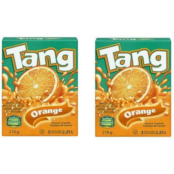 Tang Crystals Orange Juice, 276g/9.7 oz., 2 Pack {Imported from Canada}