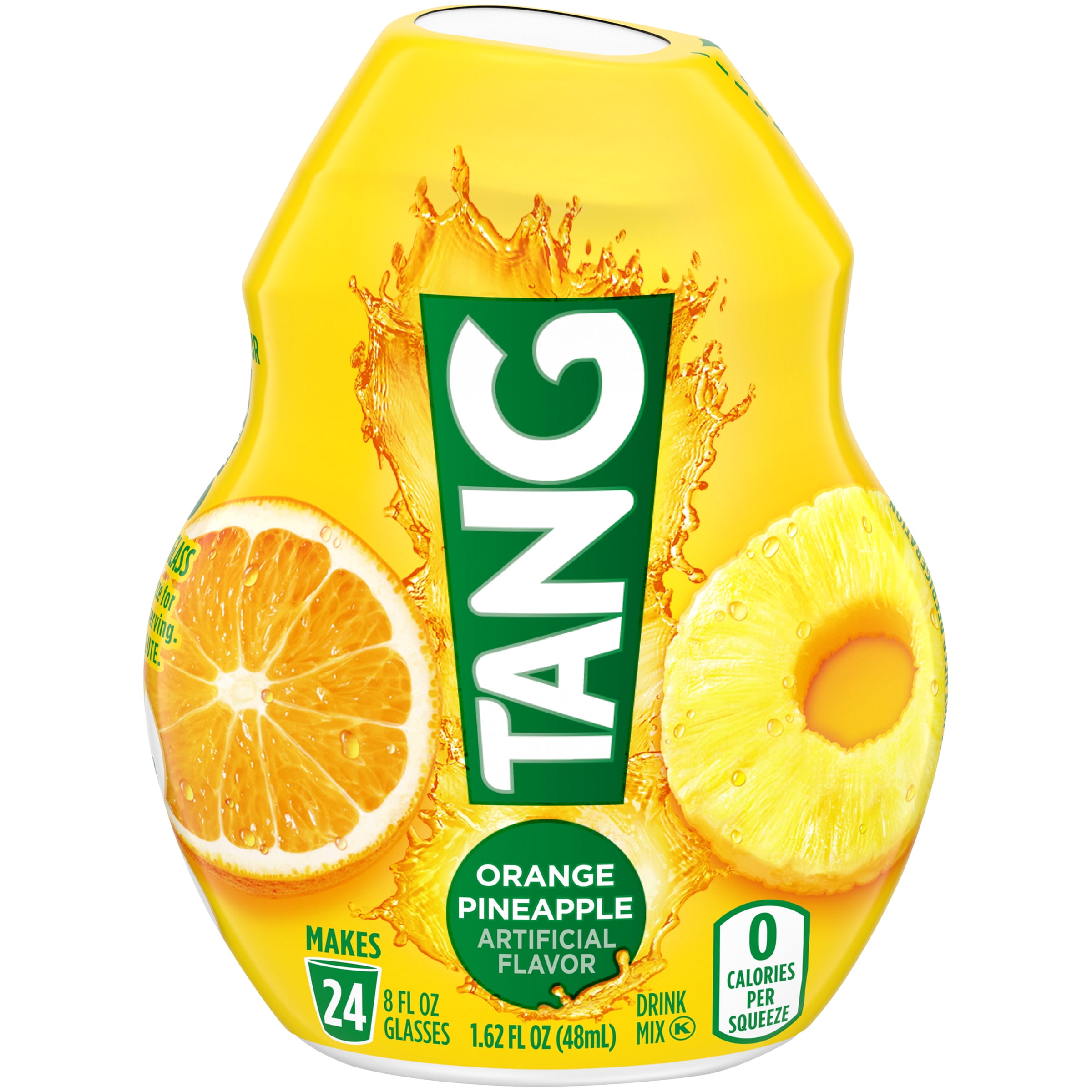 Tang Tang Orange Liquid Concentrate Drink Mix with Vitamin C (1.62 fl oz  Bottle) 4 Pack