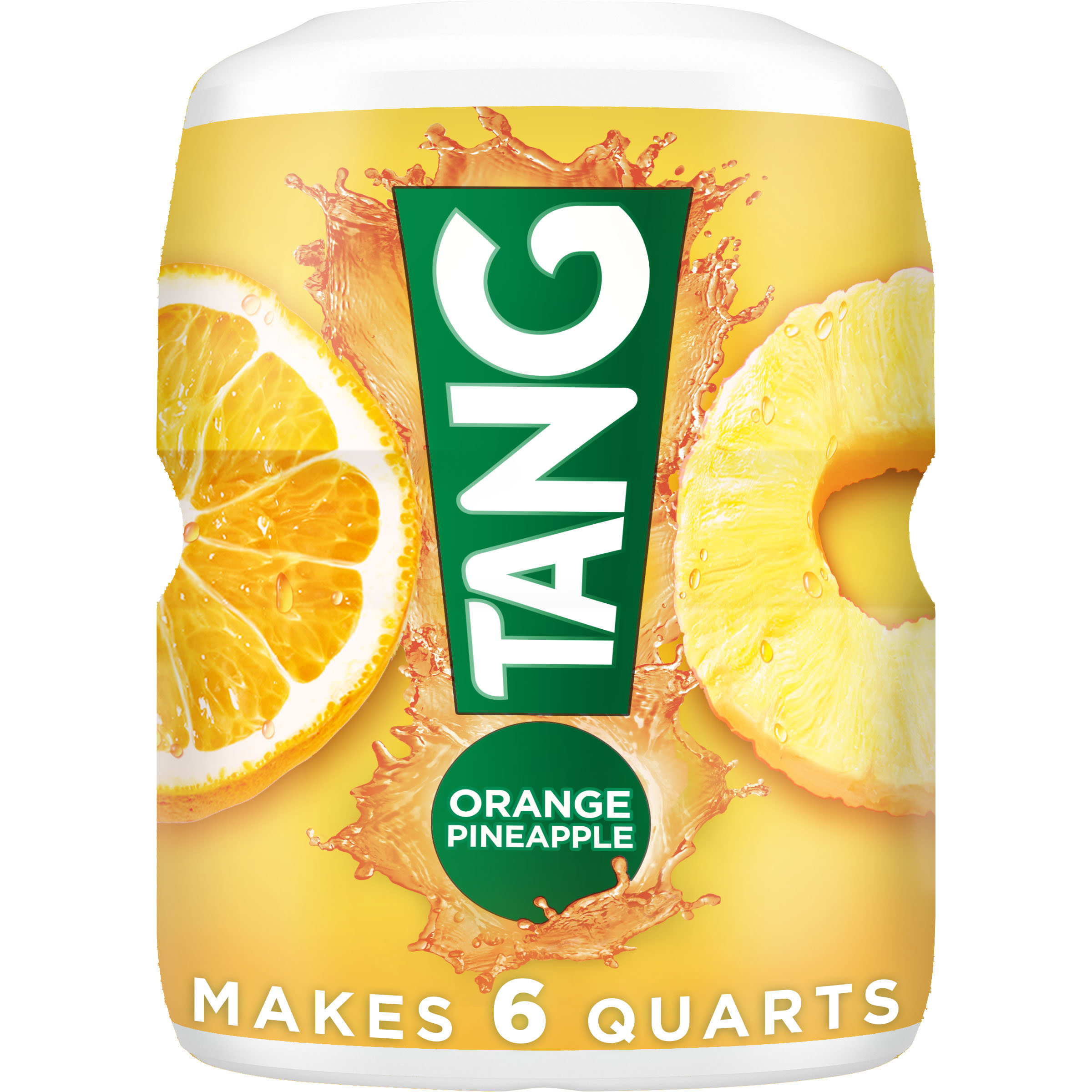 Tang Orange Pineapple Artificially Flavored Powdered Soft Drink Mix, 20 oz Canister - image 1 of 14