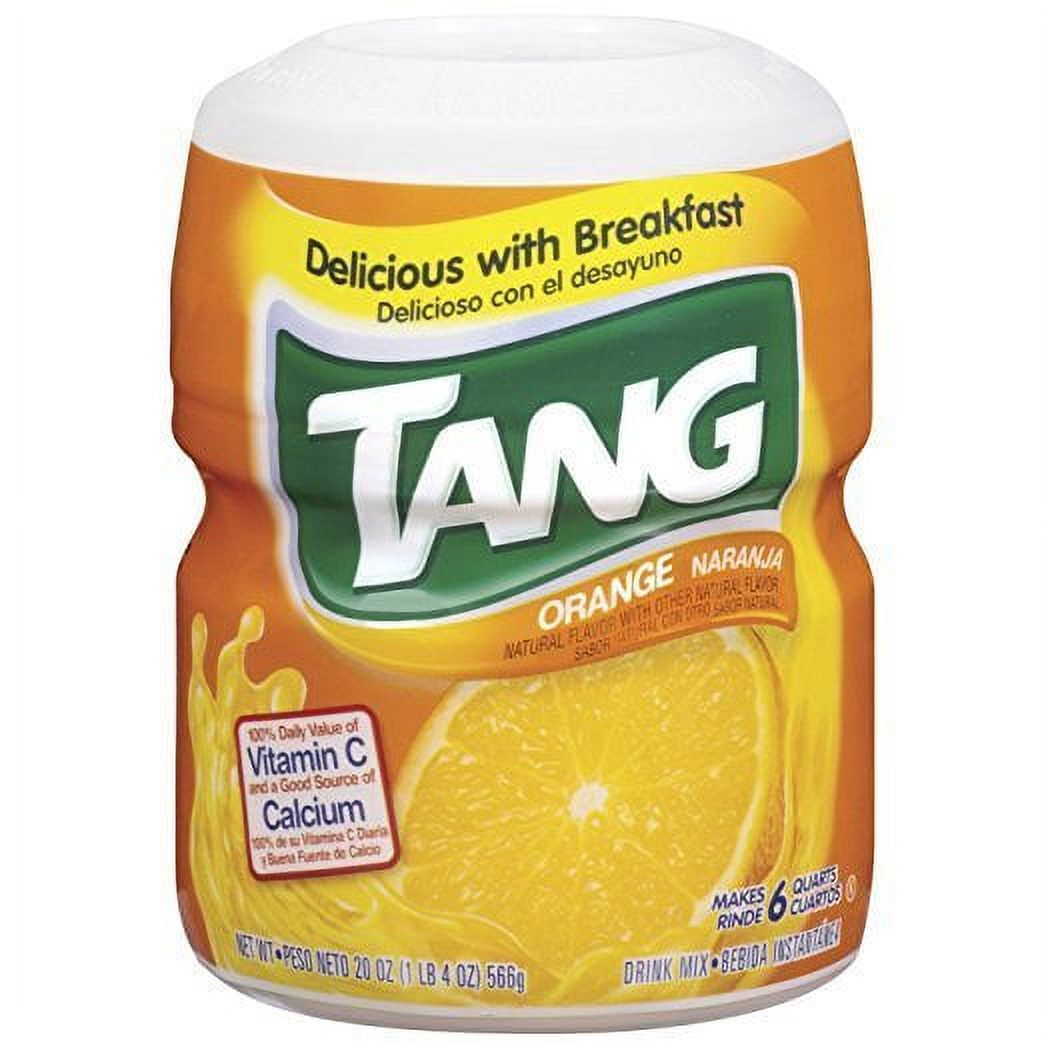Tang Orange Sweetened Powdered Drink Mix Pack Of 3 Walmart