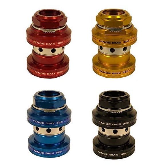 G3C21918LTange Seiki MX320 1" Threaded BMX Headset w/ 26.4mm Race - Gold - Made in Japan