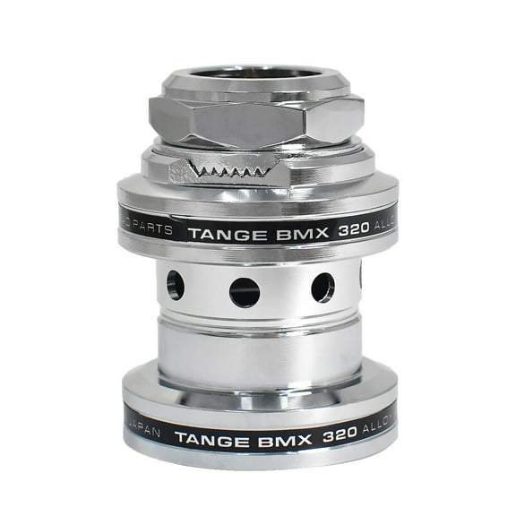 Tange MX320 Headsets Old School BMX 1" Threaded 32.7mm Cup , Super Polish Silver #TAS2958