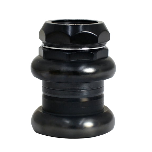 Tange-Seiki Levin CDS 1" Threaded Headset 26.4mm Crown Race Chrome , Black #TAS2959