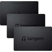 Tangem Wallet 2.0 Pack of 3 - Secure Crypto Wallet - Trusted Cold Storage for Bitcoin, Ethereum, NFTs & More Coins - 100% Offline Hardware Wallet