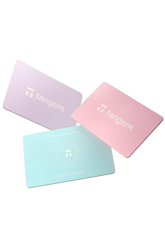 Wallet Pack of 3 - Secure Crypto Wallet - Trusted Cold Storage for Bitcoin, Ethereum, NFT's & More Coins - 100% Offline Hardware Wallet- Blush Sky Collection