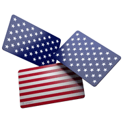 Tangem Wallet Pack of 3 - Secure Crypto Wallet - Trusted Cold Storage for Bitcoin, Ethereum, NFTs & More Coins - 100% Offline Hardware Wallet- USA Collection