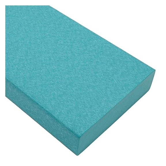 Tangent Lumber - Aruba Blue, 1x6 (0.75" x 5.5"), 36" Length - HDPE Plastic Board for Outdoor Furniture and More