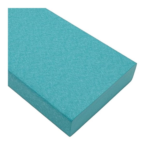 Tangent Lumber - Aruba Blue, 1x6 (0.75" x 5.5"), 36" Length - HDPE Plastic Board for Outdoor Furniture and More