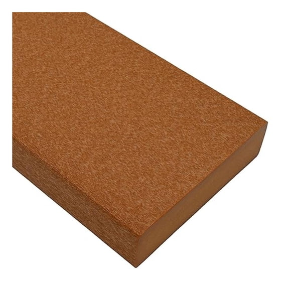 Tangent Lumber - Bright Cedar, 1x4 (0.75" x 3.5"), 72" Length - HDPE Plastic Board for Outdoor Furniture and More