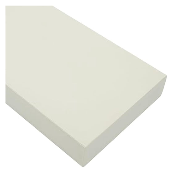 Tangent Lumber - Bright White, 2x6 (1.5" x 5.5"), 36" Length - HDPE Plastic Board for Outdoor Furniture and More