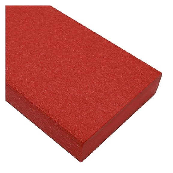 Tangent Lumber - Cardinal Red, 2x6 (1.5" x 5.5"), 36" Length - HDPE Plastic Board for Outdoor Furniture and More