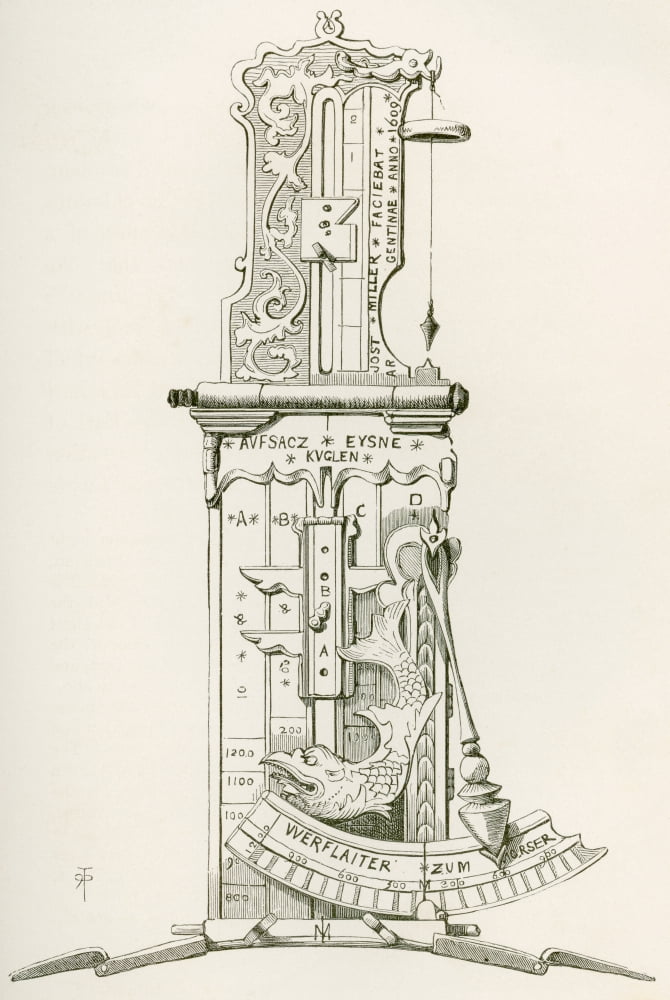 Tangent Sight For An English Cannon Made In 1609 From The British Army Its Origins Progress And Equipment Published 1868 Canvas Art - Ken Welsh Design Pics (11 x 17)