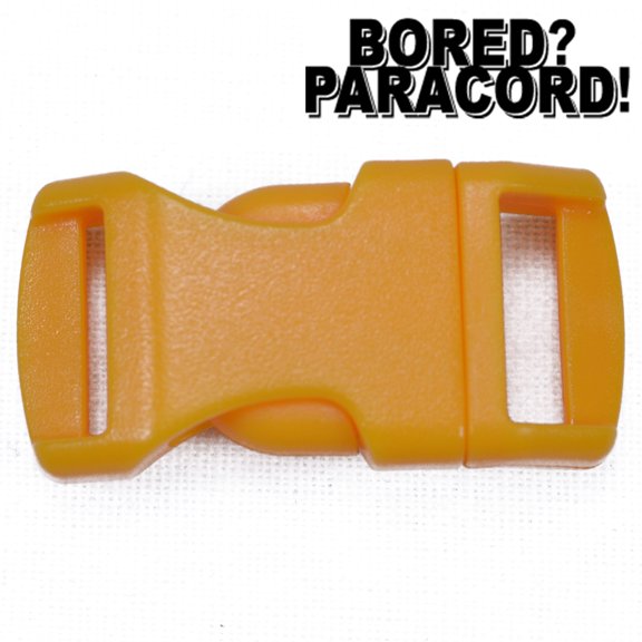Tangerine 1/2 Inch Buckle - 5 pack - Great for Paracord