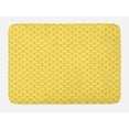 thumbnail image 1 of Tangerine Bath Mat, Retro Pattern with Abstract Overlap Round Slices of Citrus, Plush Bathroom Decor Mat with Non Slip Backing, 29.5" X 17.5", Pastel Yellow Orange, by Ambesonne, 1 of 2