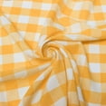 thumbnail image 1 of Tangerine Big Checkered Gingham Poly Poplin Woven Fabric by the Yard, 1 of 1