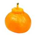 thumbnail image 1 of Tangerine Crunchy Squishy Toy, Orange Fruit Stress Ball with Green Stem, Crunchy Sound Fidget Toy, Stress Relief Sensory Toy for Kids Adults, Desk Decor Gift, 1 of 6