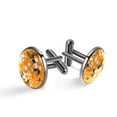 thumbnail image 1 of Tangerine Classic Stainless Steel Mens Cufflink Set for Shirt Cufflinks and Shirt Clips, Suitable for Formal Wear, Made of High-Quality Stainless Steel, 1 of 6