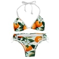 thumbnail image 1 of Tangerine Detachable Sponge Adjustable Strap Bikini Set Two-Pack, Ideal for Beach and Pool Parties, 1 of 6