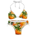 thumbnail image 1 of Tangerine Detachable Sponge Adjustable Strap Bikini Set Two-Pack Swim Suits - Ideal for Beach and Pool Scenes, 1 of 6