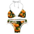 thumbnail image 1 of Tangerine Detachable Sponge Adjustable Strap Bikini Set Two-Pack - Swimwear for Two, Beach Vacation Essentials!, 1 of 6